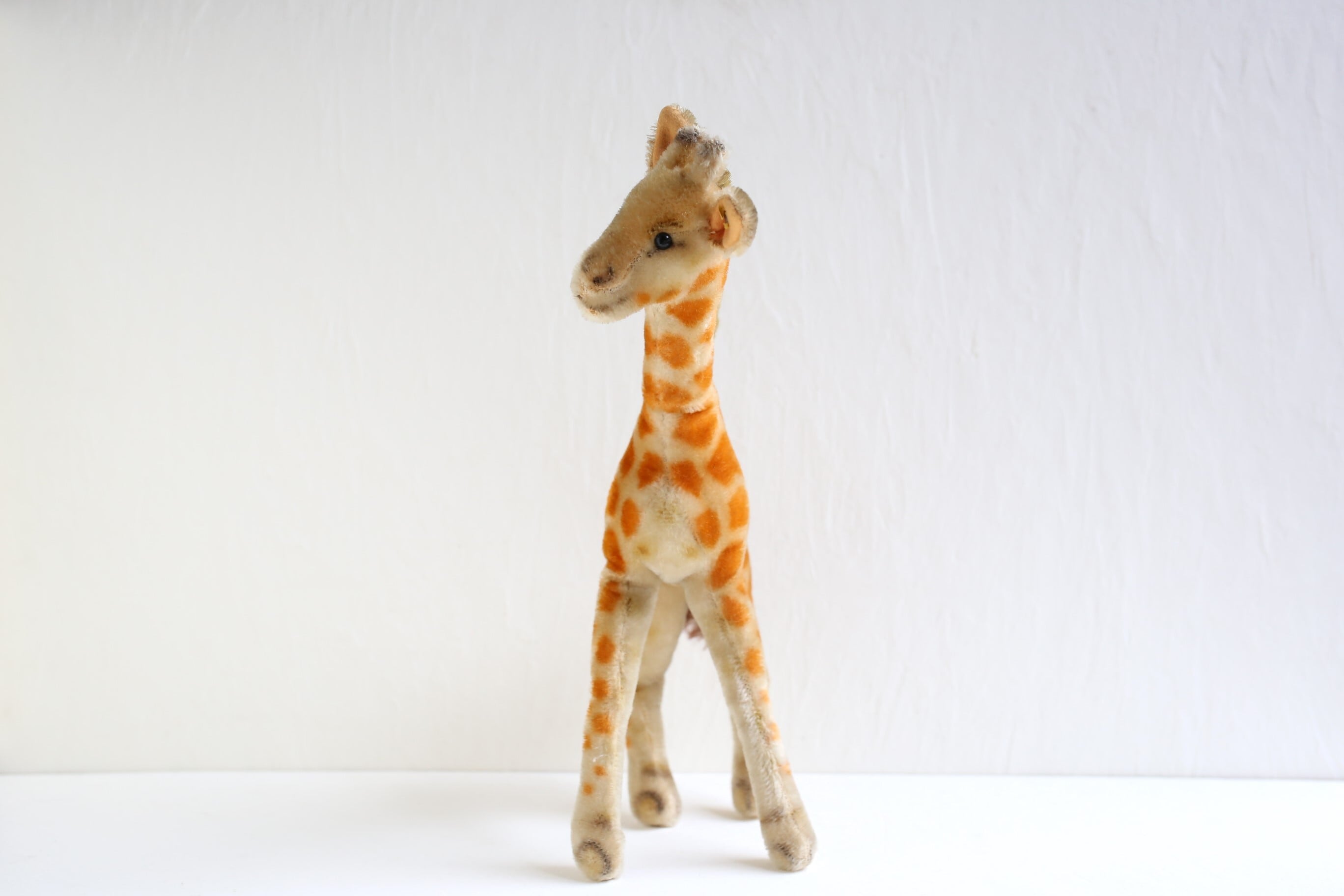 ドイツ ヴィンテージ Steiff シュタイフ キリン 『giraffe』高さ約34cm