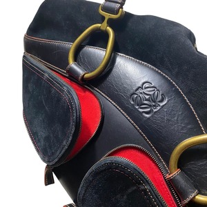 LOEWE leather boston bag