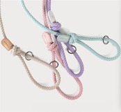 [即納] [STROLL] Rope leash classic  リード  Ash grey 1.8m