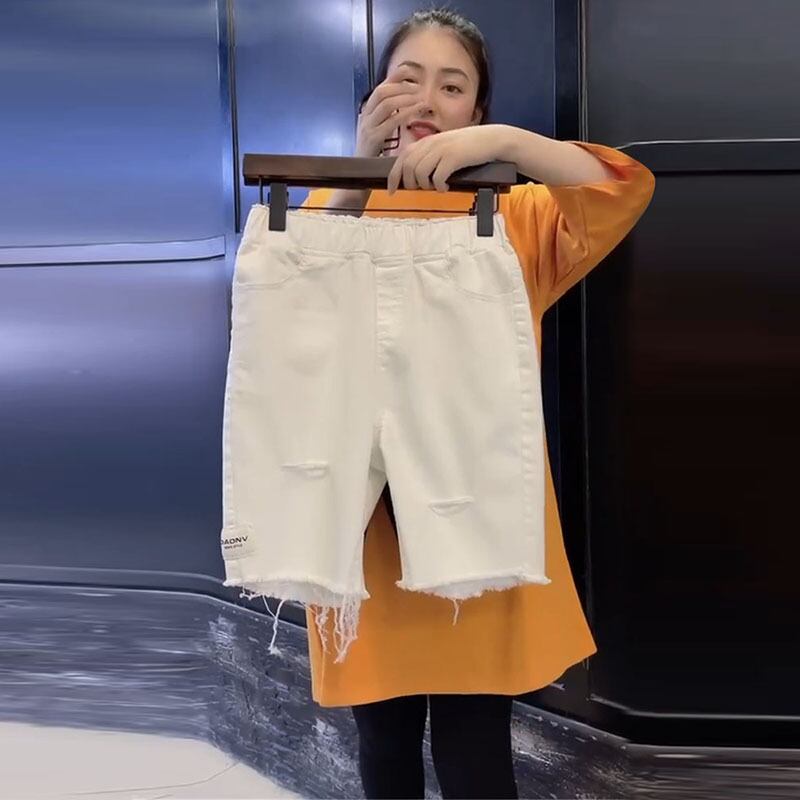 ショーツ カジュアルサマーストレッチウェスト エラスティック 伸縮 大きめサイズ 夏物 ブルマー ミックスインファッション46197670796