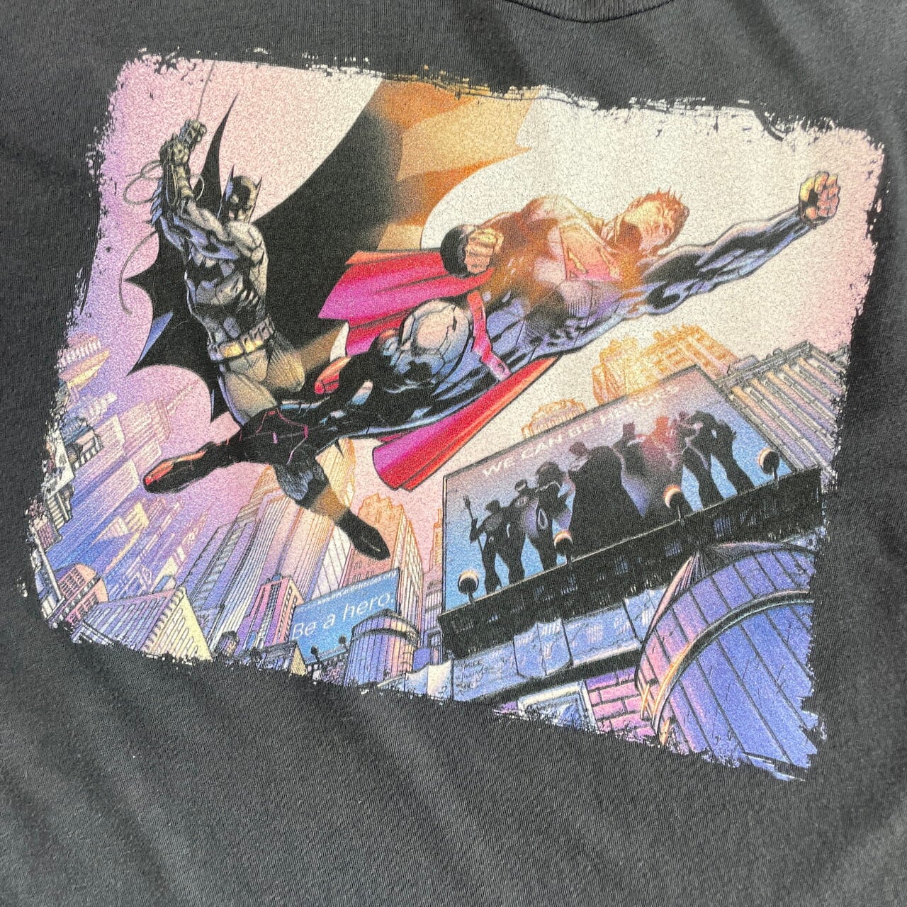 品多く 90s バットマン&ロビン ムービーTシャツ USA製 - トップス