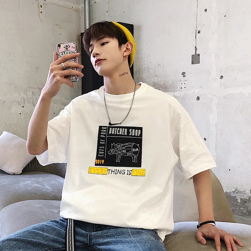 全3色 Tシャツ カットソー プリント カジュアル おしゃれ