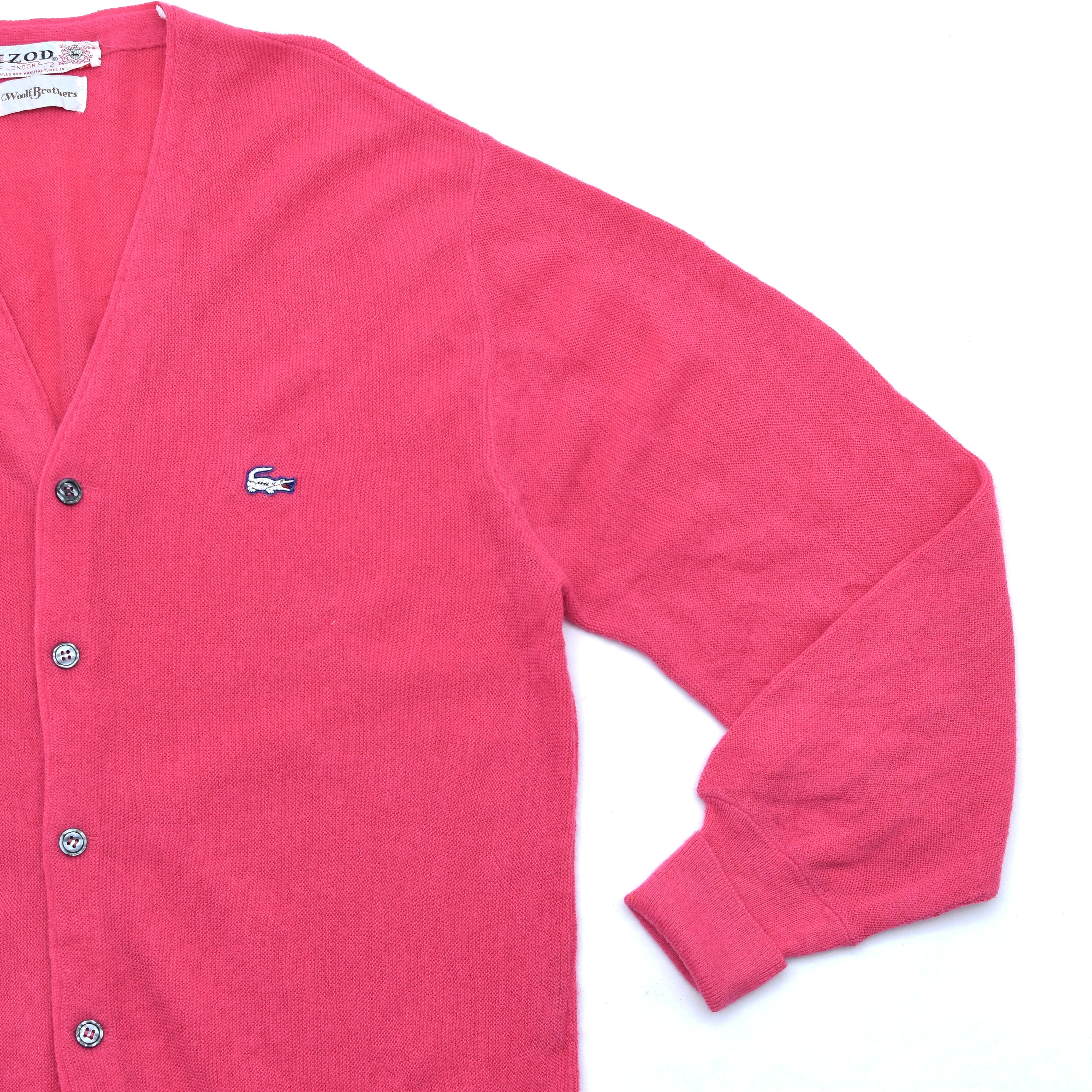 60s IZOD OF LONDON LACOSTE knit cardigan | 古着屋 grin days memory