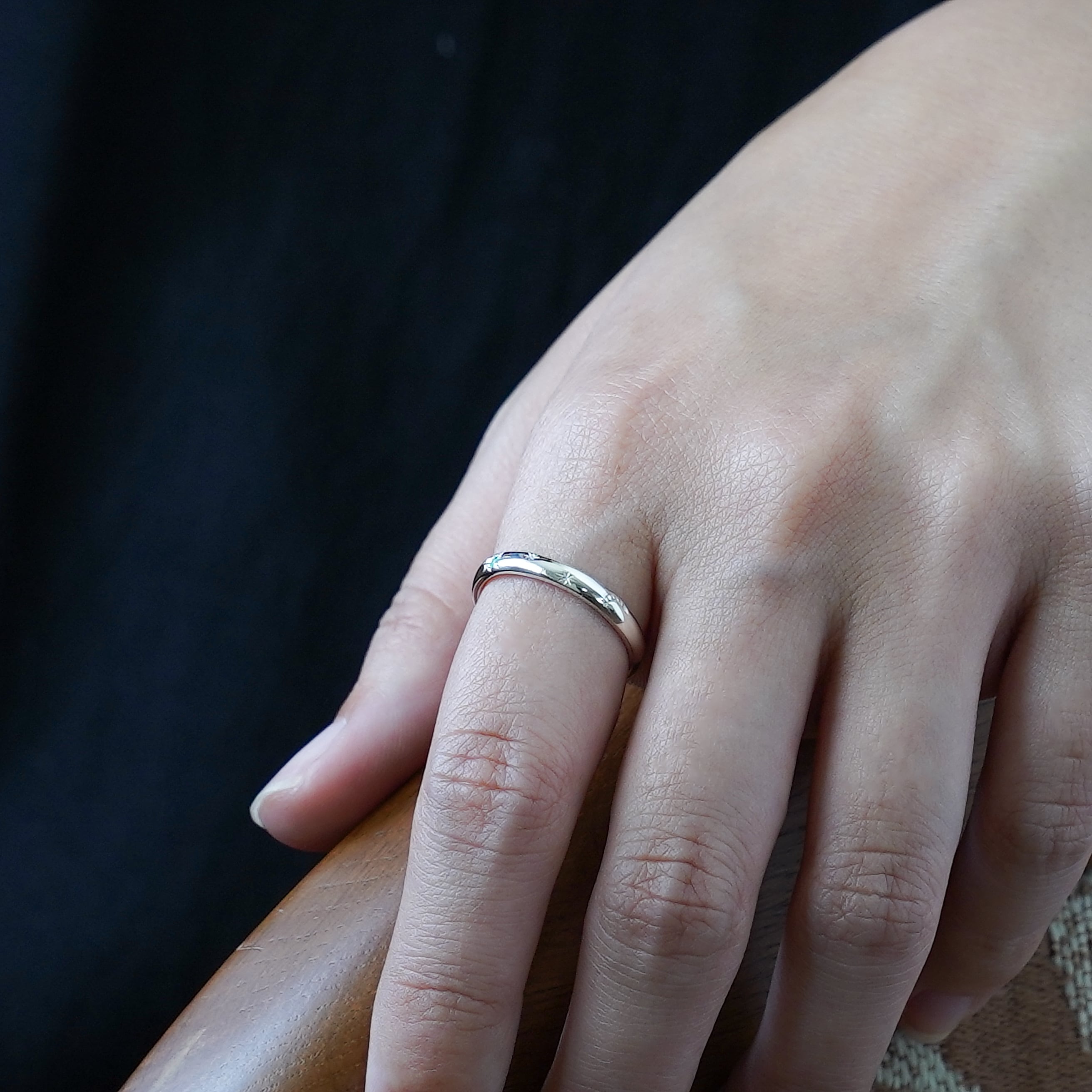 再販】パライバトルマリンの月と星のリング シルバー《送料無料》 | poonys