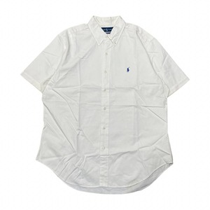 90s ラルフローレン BDシャツ　ボタンダウンシャツ　POLO ホワイト　白　　商品番号204