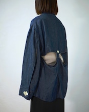 METHO - Rhombus Coverall Jacket / indigo