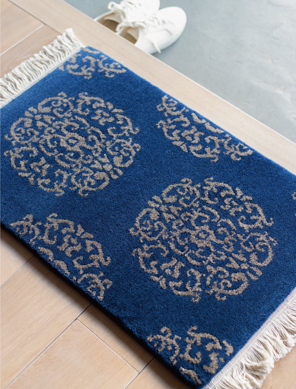 チベタンラグ蓮華マンダラ長方形