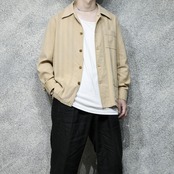 design linen coverall beige