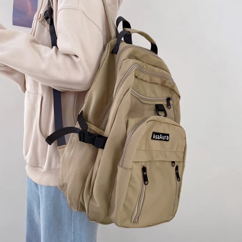 ナイロン リュックサック レディース メンズ 韓国 大容量 通勤 通学 多収納 撥水 A4 おしゃれ 大人 カジュアル アウトドア 旅行 社会人 学生 大人可愛い 大人女子