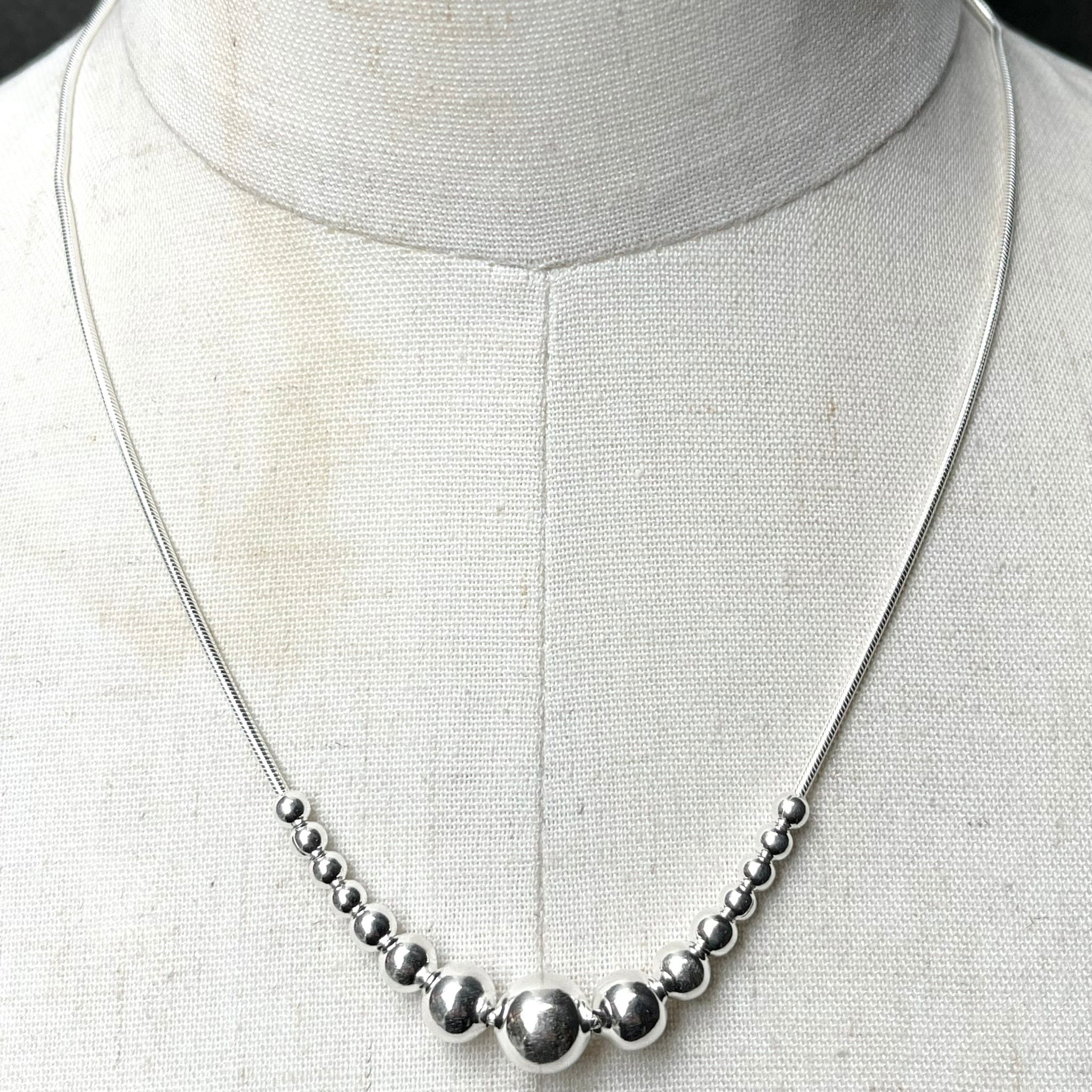 SILVER925 NAVAJO NECKLACE/シルバー/ネックレス SILVER925 NAVAJO DESIGN NECKLACE/シルバー/ネックレス