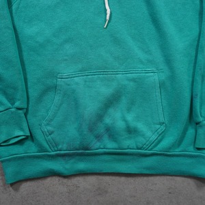 80s OLD GAP hoodie solid teal "made in USA" 古着