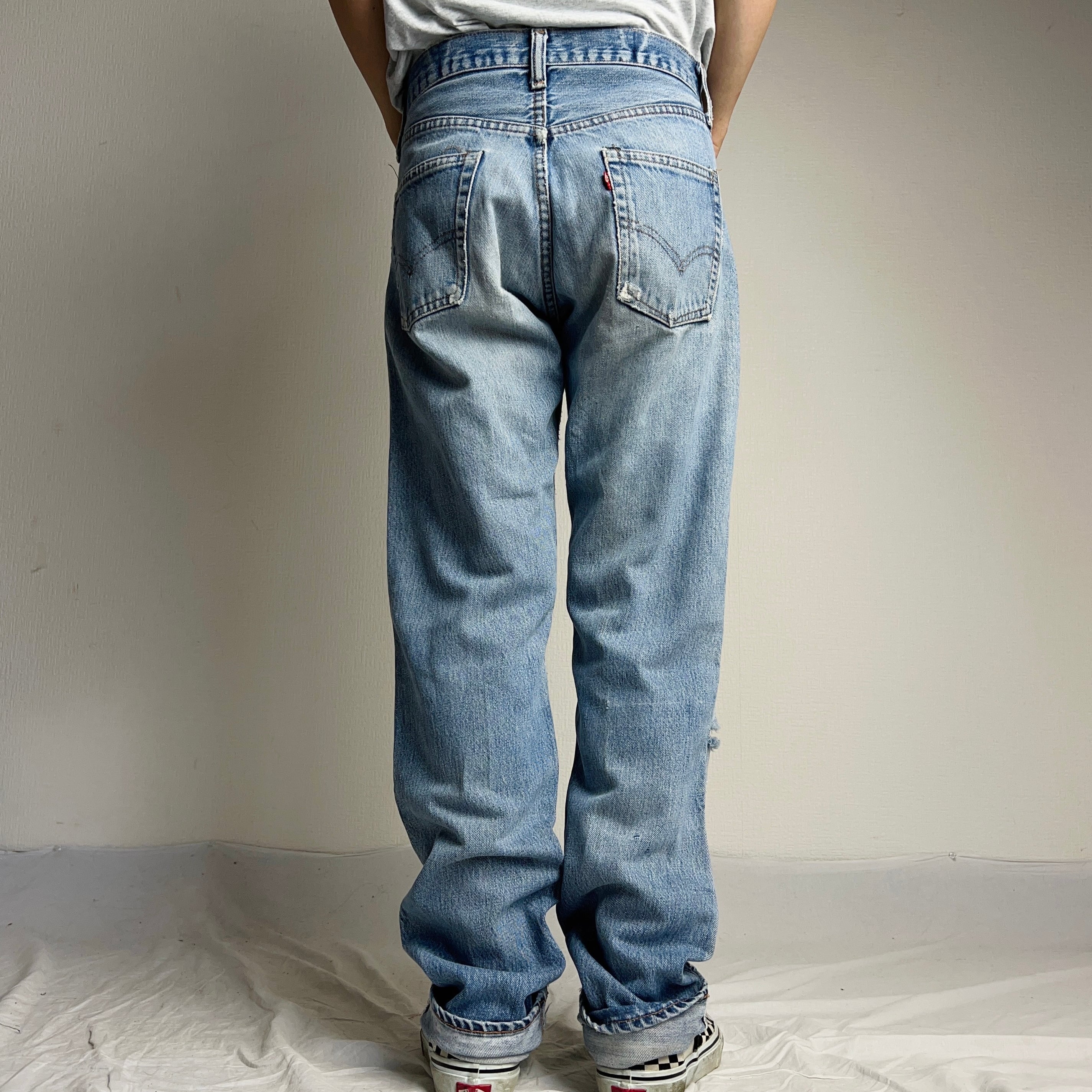 70's Levi's 505 66後期 ストレートデニムパンツ W28 L32【0501A57