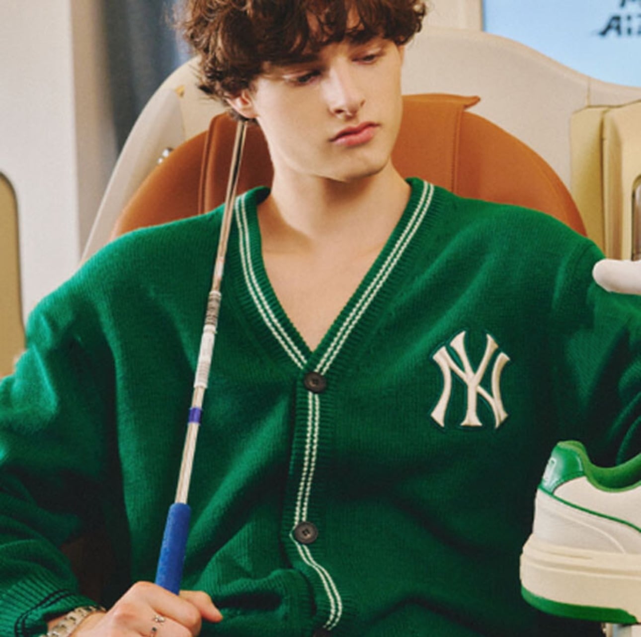 MLB ユニセックスグリーンカーディガン¥25,800+tax(¥28380)