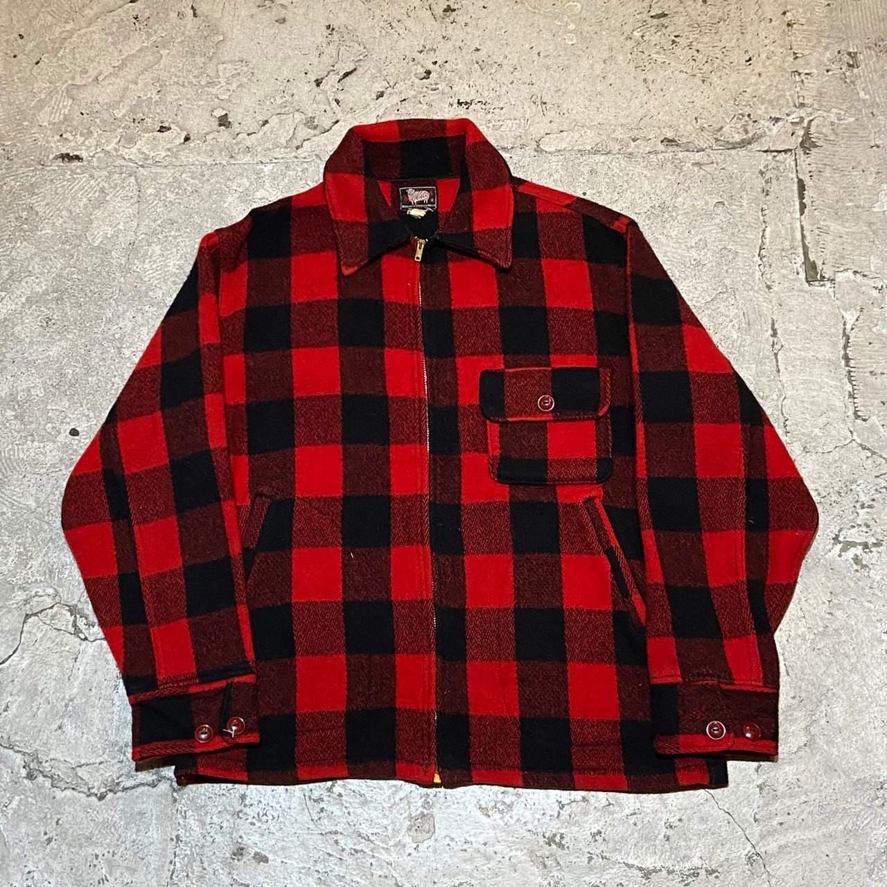 50s〜 Woolrich / ウールリッチ バッファローチェック ウール 