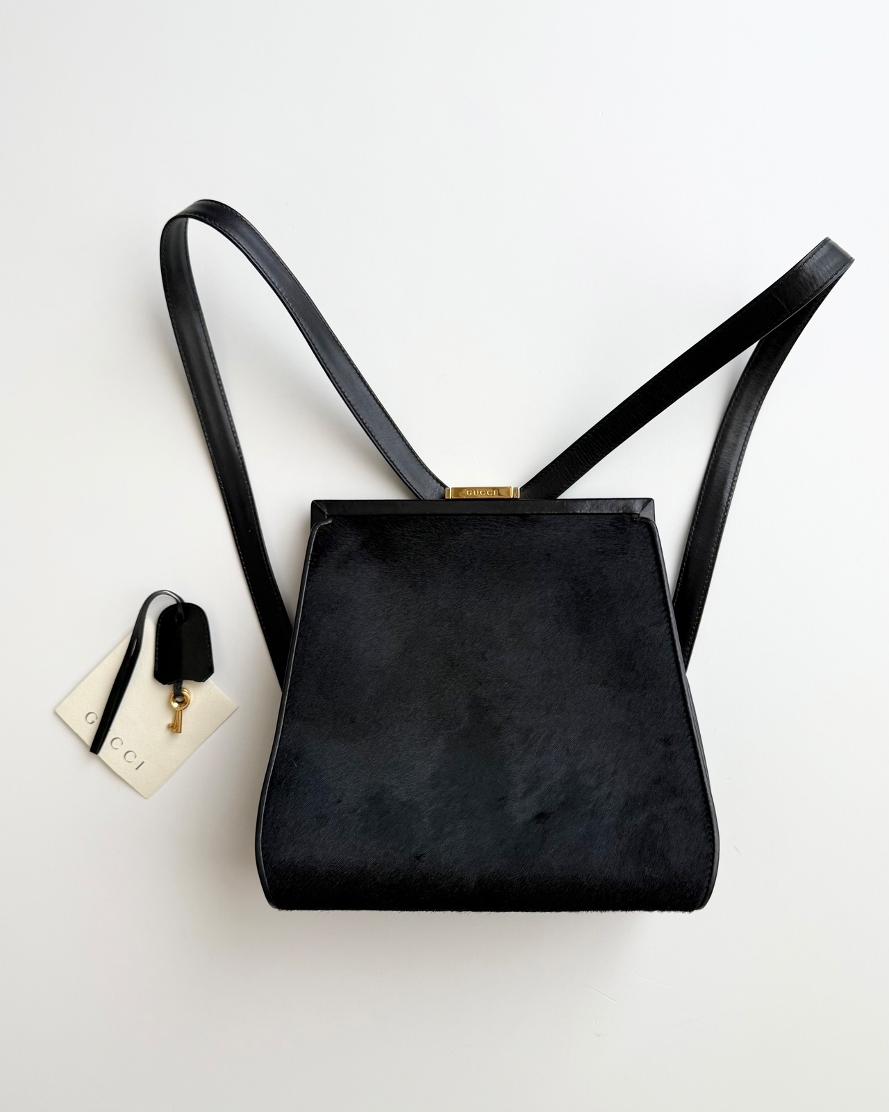 FW1996 GUCCI BY TOM FORD PONEY CALF BACKPACK
