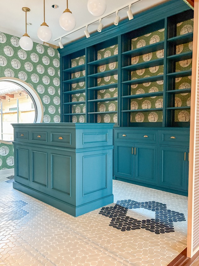 海外インテリア風レセプションカウンター166　（オーダーメイドレジカウンター店舗什器）W1500