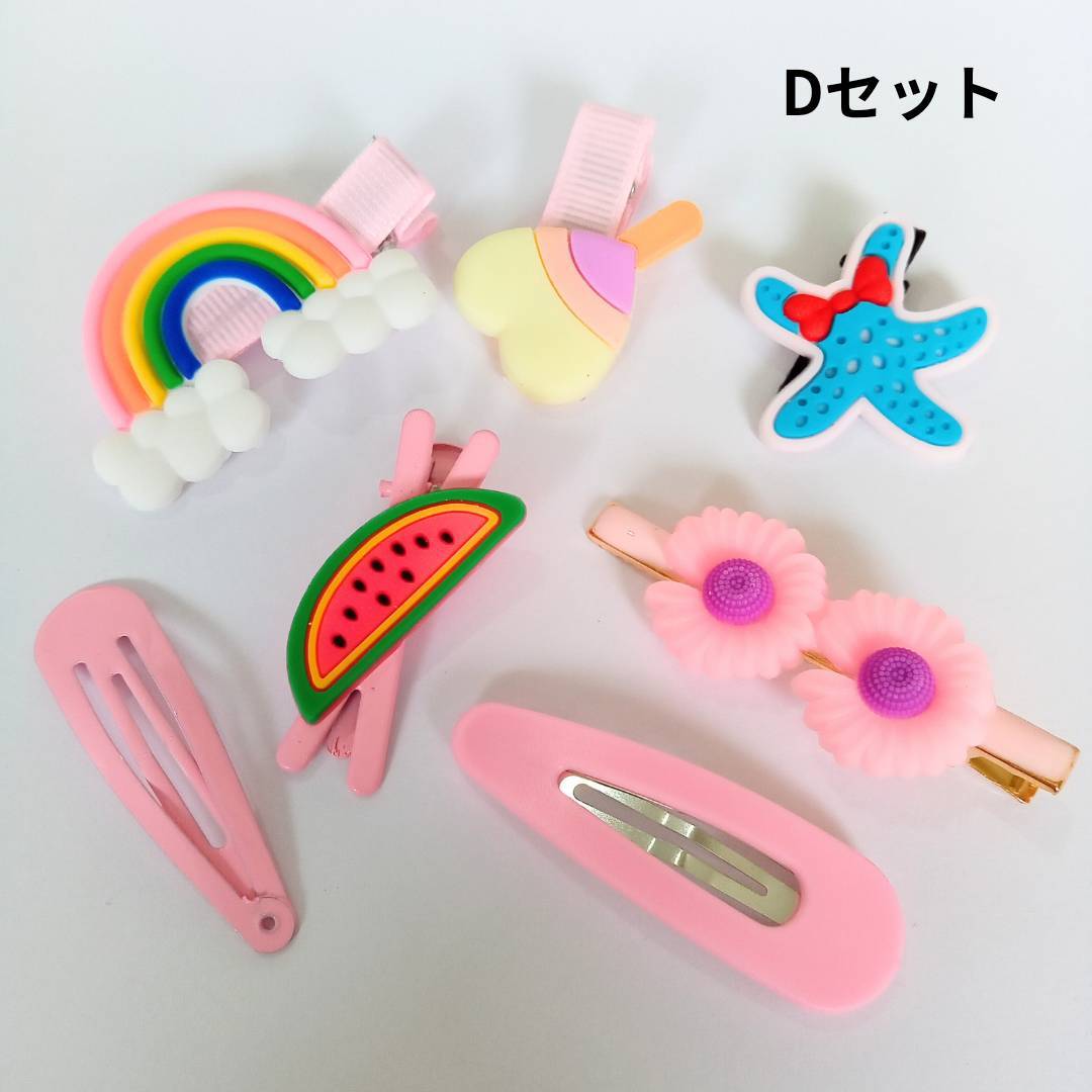 三角パッチンピン ベビー キッズ ヘアアクセ