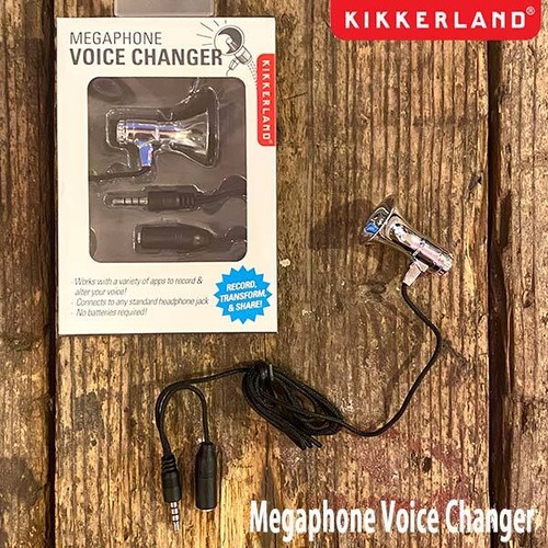 Megaphone Voice Changer メガホンボイスチェンジャー スマホ周辺機器 キッカーランド KIKKERLAND DETAIL