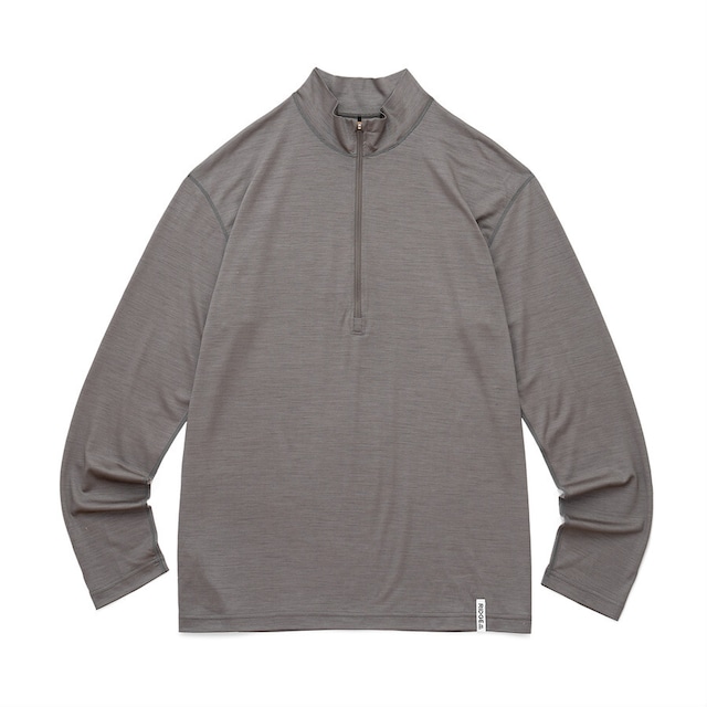 【RIDGE MOUNTAIN GEAR】Merino Half Zip Stand Collar