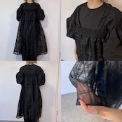 2wayシアーチェックSK/ブラック