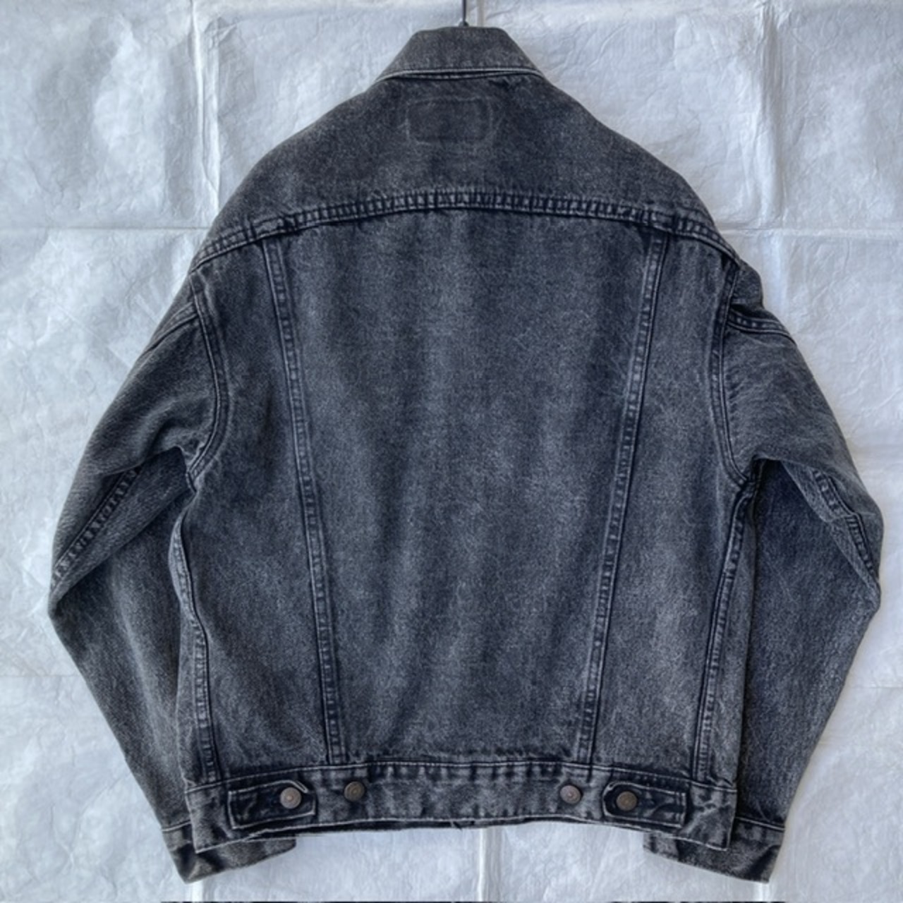 Levi’s 70507-0253 デニムジャケット 先染めブラック USA製 S 画像4