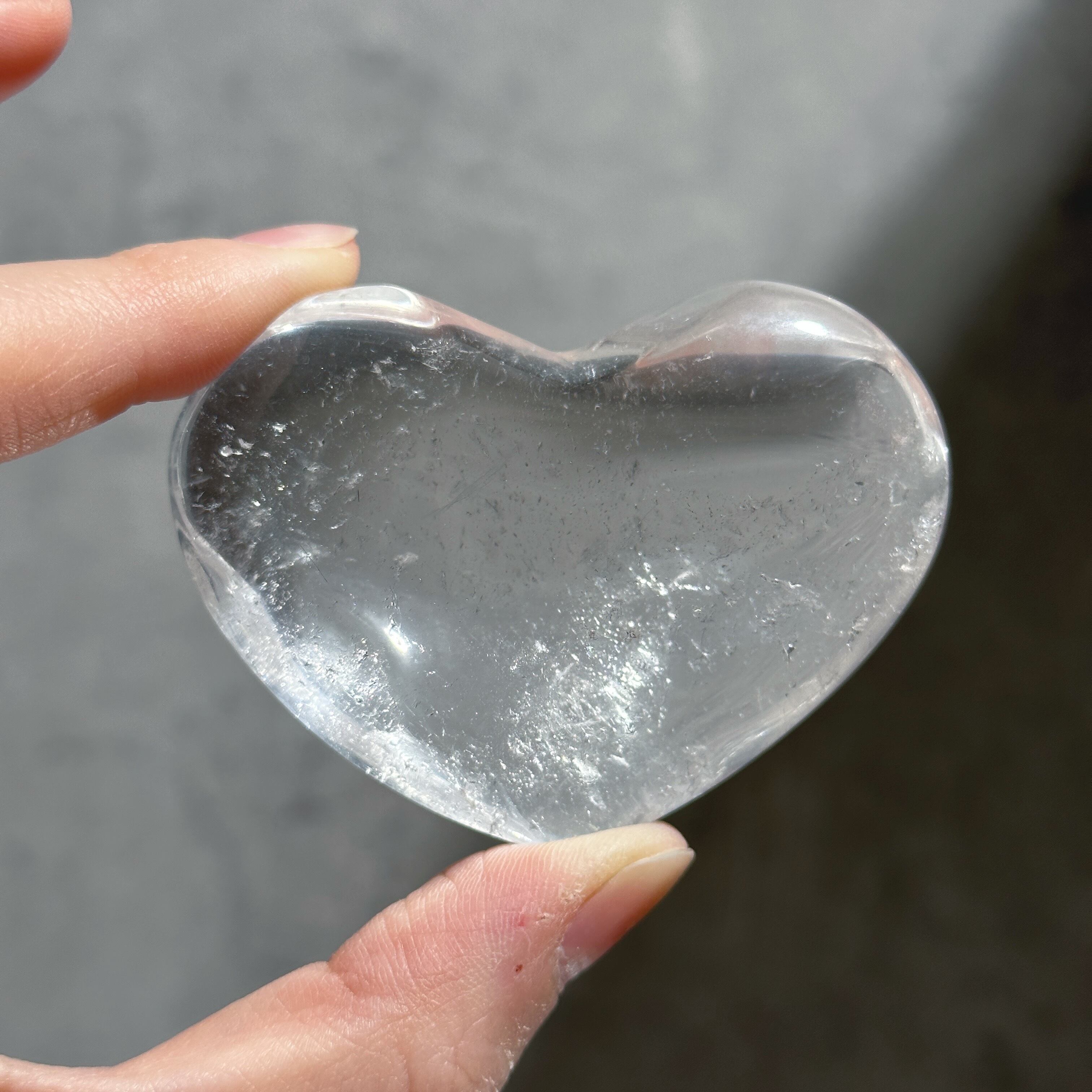 透明感◎ミナスジェライス産クリアクォーツ ハート42◇ Clear Quartz ◇ 天然石・鉱物・パワーストーン