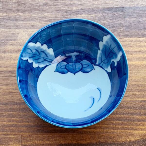 アウトレット】有田焼 渕切お茶碗 柿絵 | MARUFUKU utsuwanohana