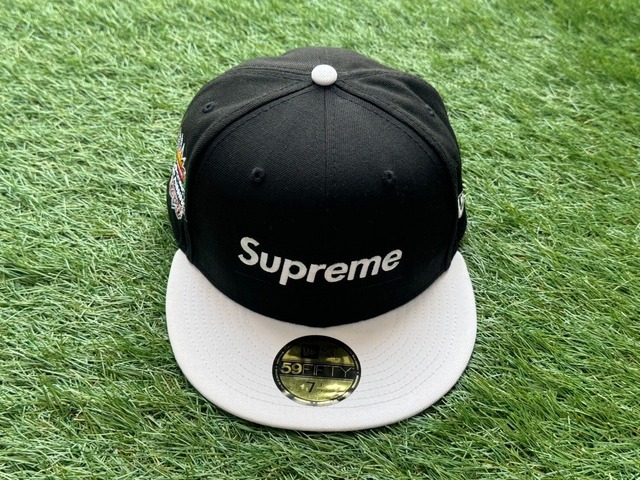 Supreme × NEW ERA 2-TONE BOX LOGO CAP BLACK 59.6cm 81504