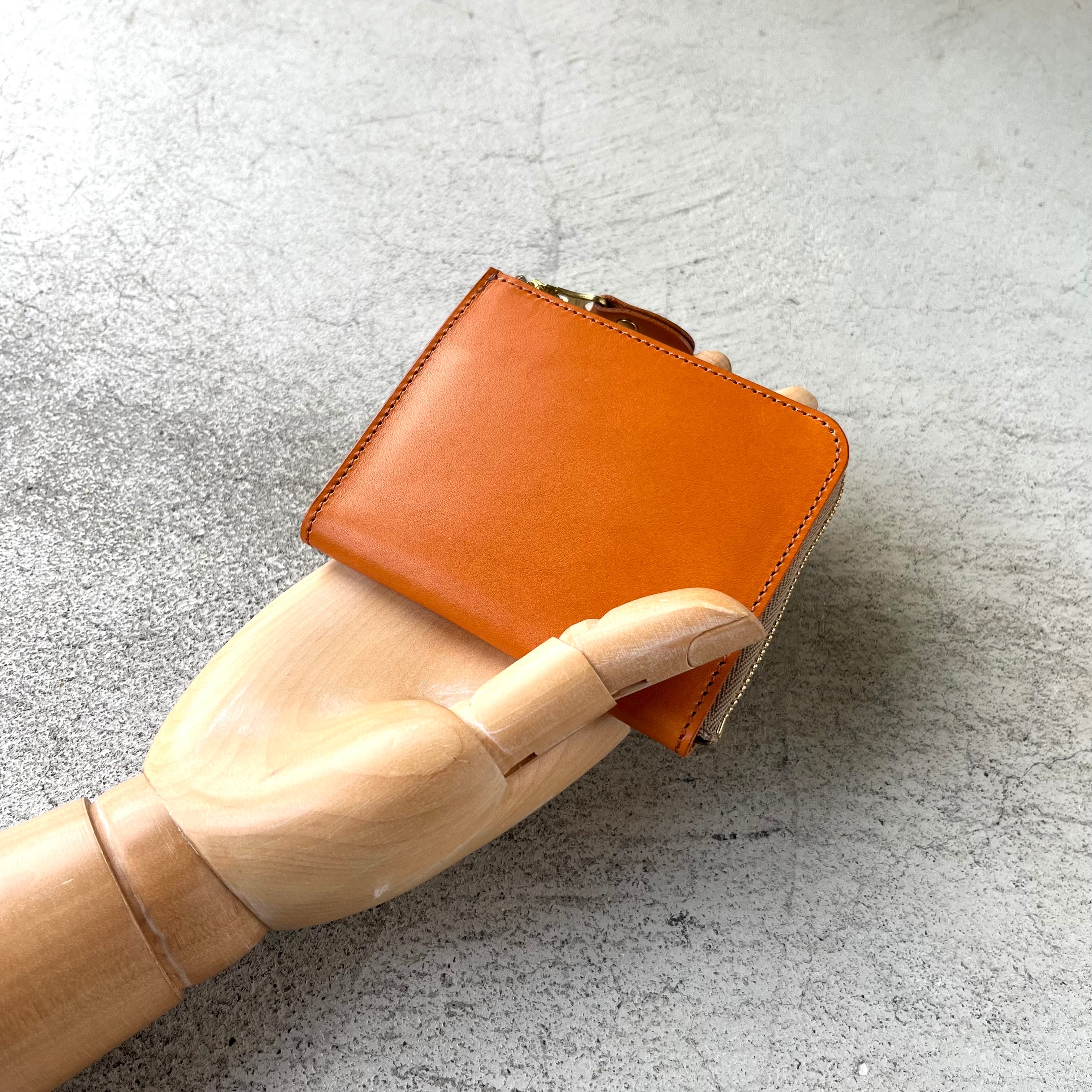 L字ファスナー ミニ財布 【栃木レザー】 TYPE-B | 革工房フェードイン