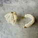 mix pearl hoop pierce  silver925 ／ ミックス パール フープ シルバー925