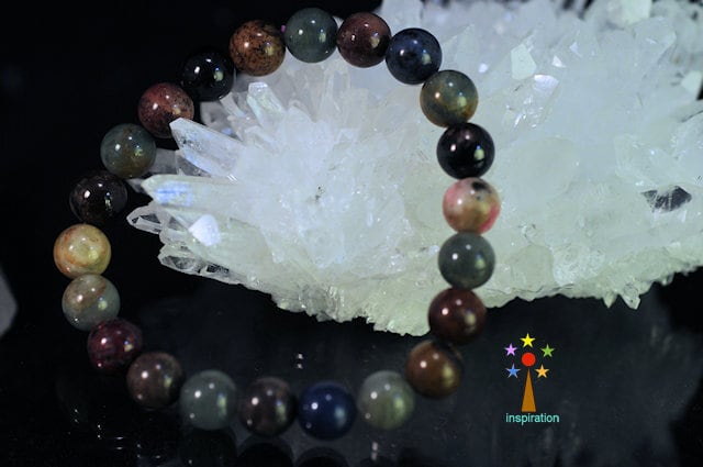 希少！マルチカラーMIX☆スギライト＆デュモルチェライトなどの多種MIX