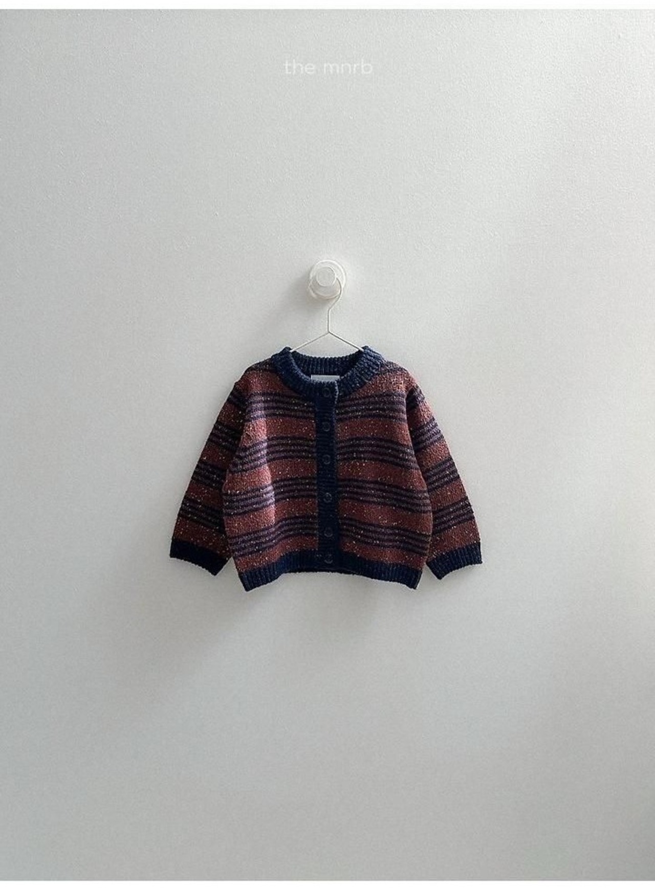 〖取寄〗韓国子供服 / 26winter / minirobe / ラインカーディガン / キッズ *S~XL*