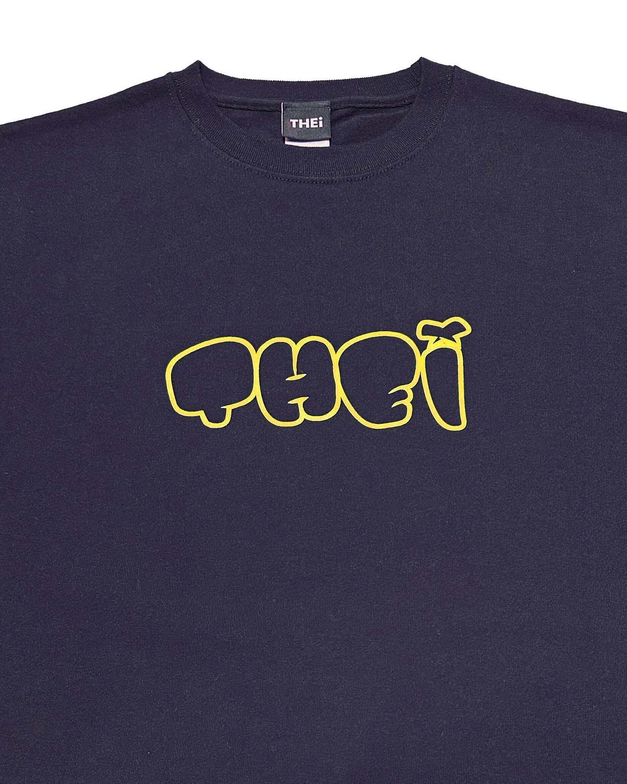 BUBBLE MAGNUM WEIGHT BIG SILHOUETTE T-SHIRT - NAVY