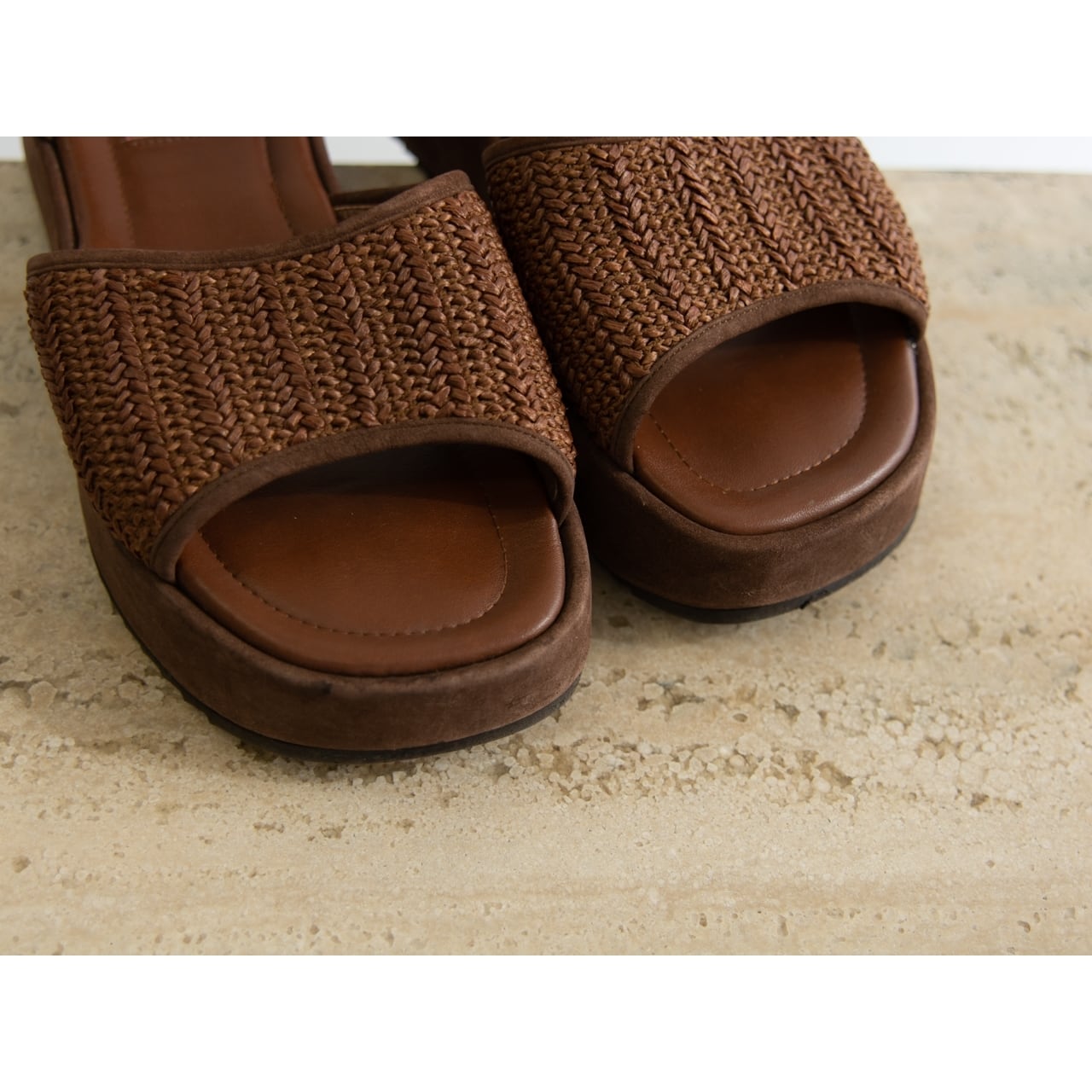 【KENZO】Suede Leather Platform Sandal（ケンゾー スエードレザープラットフォームサンダル）