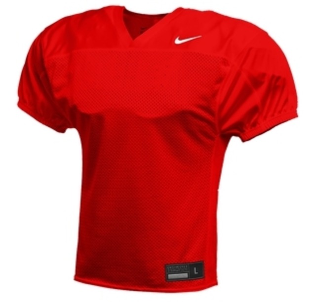 NIKE 練習用ジャージ/メッシュ カラー：レッド アメフト