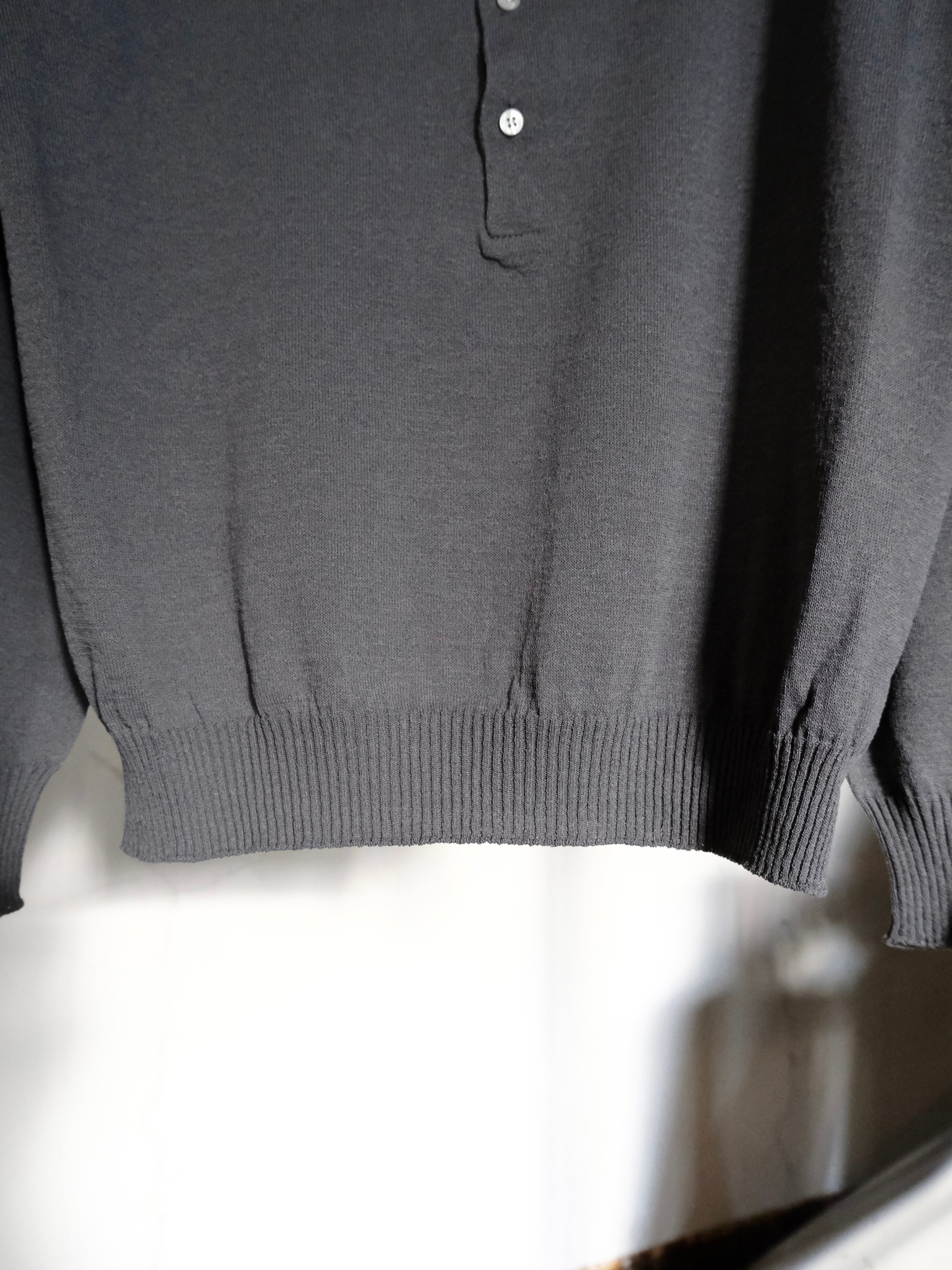 SOSHIOTSUKI】 DRAPED PLACKET POLO SHIRT | THE OUR