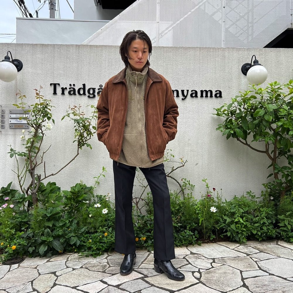 COVINGTON] Vintage Fake Suede Jacket [1990s-] Vintage Fake Suede