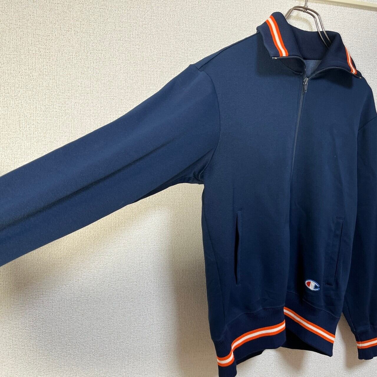 破格超希少80s チャンピオン ワンポイント トラックジャケット 紺