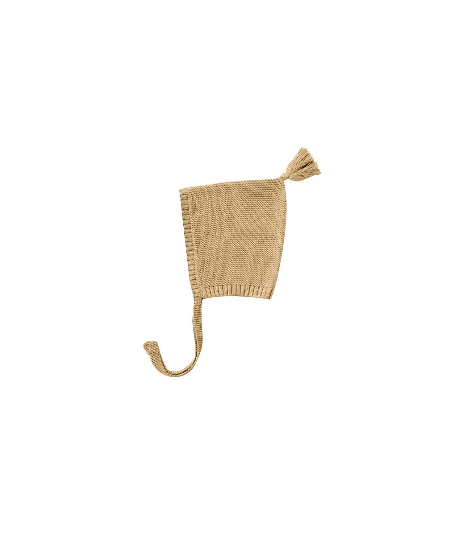 Quincy Mae(クインシーメイ) / KNIT PIXIE BONNET / HONEY / 6-12m(45cm)