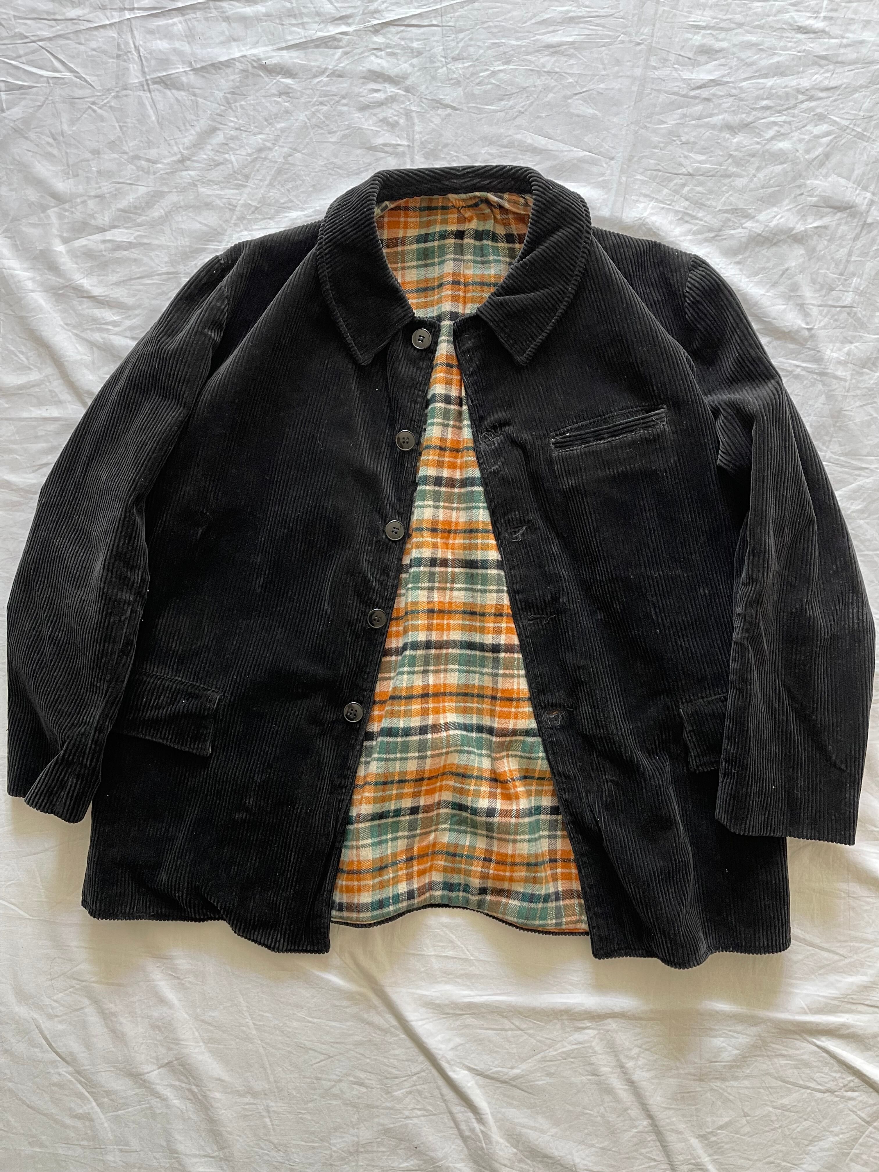50/60's French vintage Corduroy Work Jacket "Adolphe Lafont"