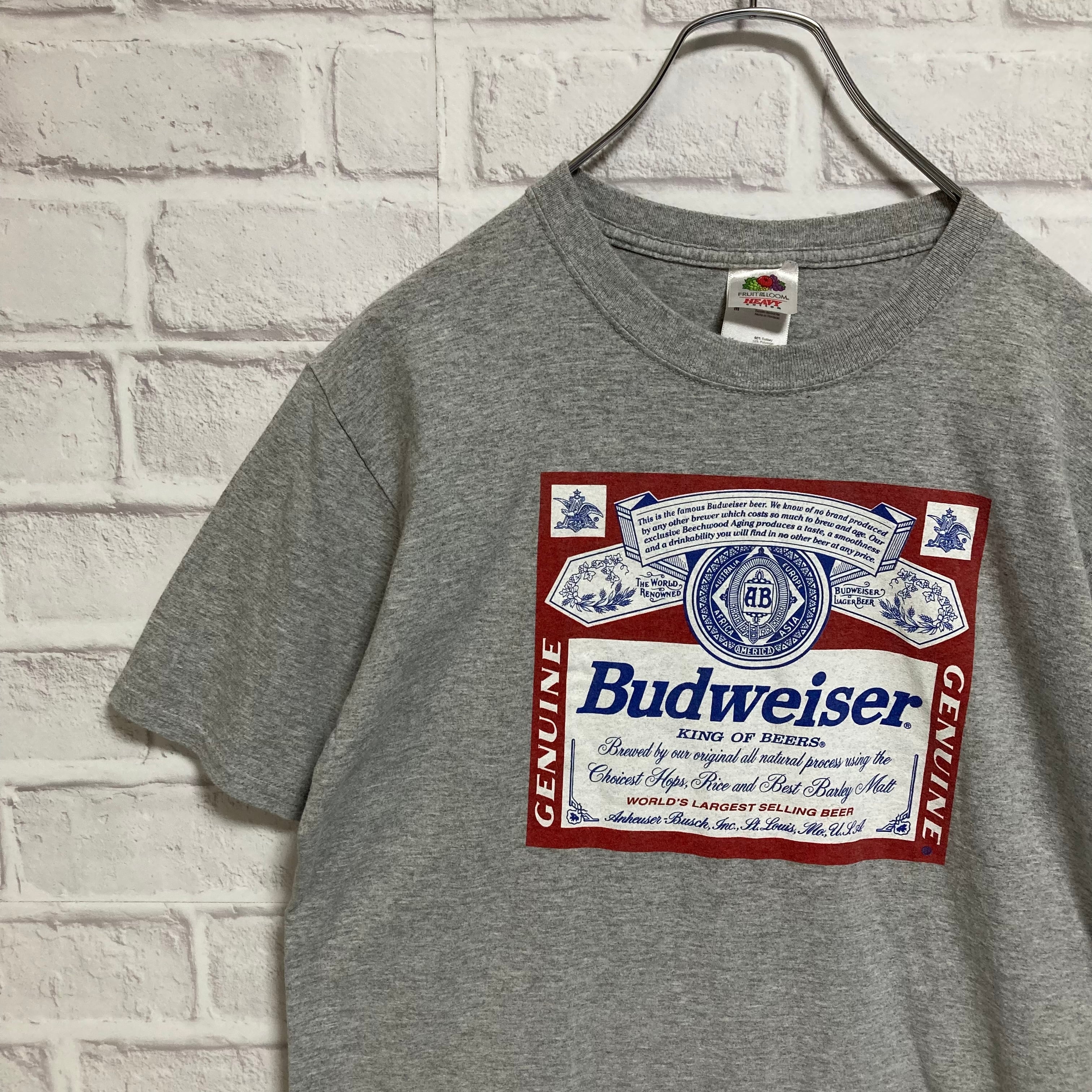 FRUIT OF THE LOOMS/S Tee L相当 “Budweiser” 企業モノ アメリカン