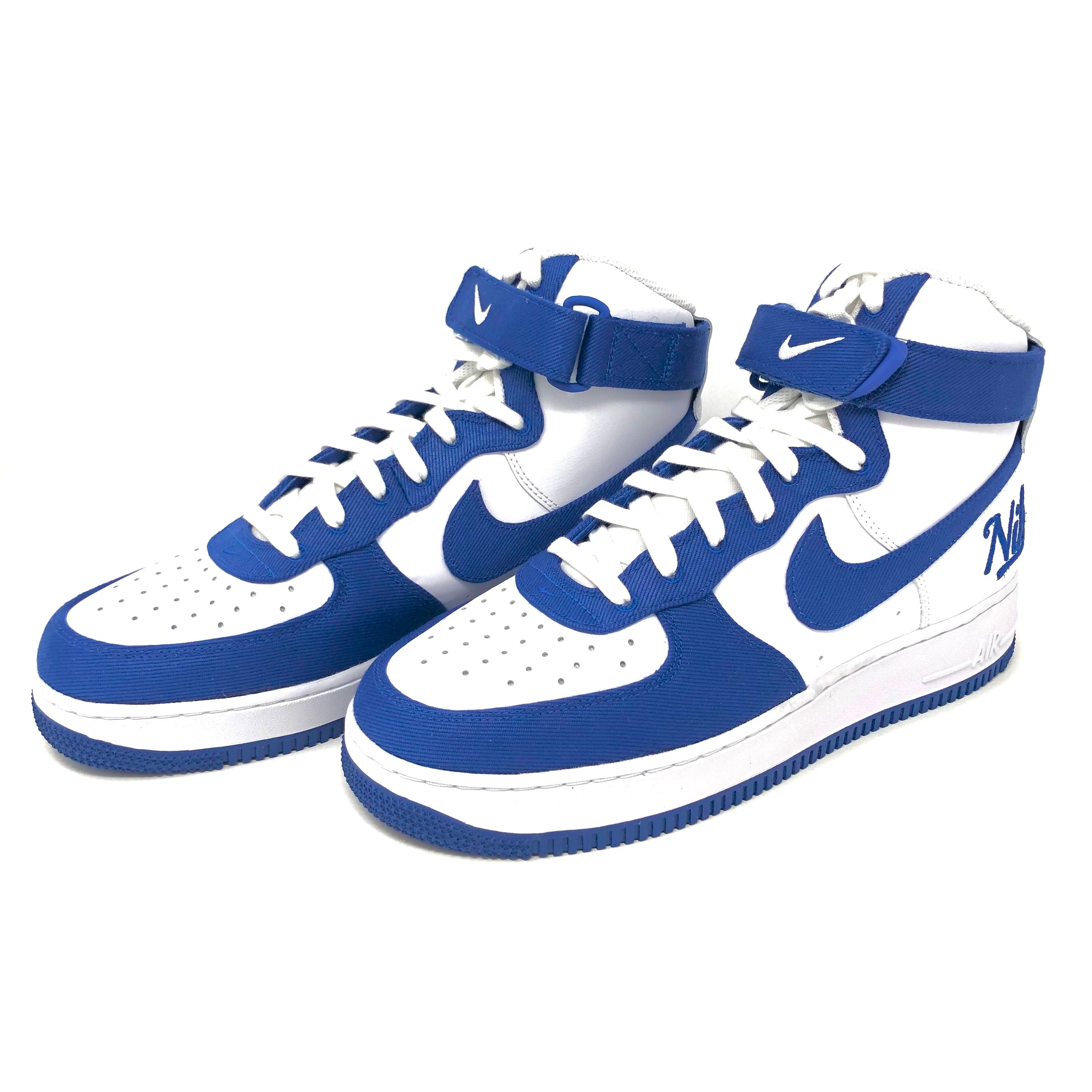 【27.5】NIKE エアフォース１ HI　LV8　青