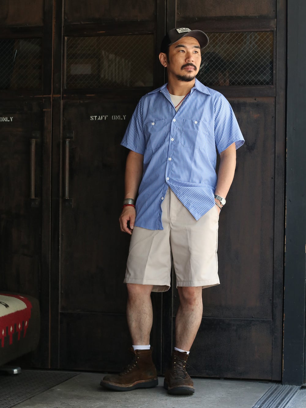 RED KAP レッドカップ #PT26 Plain Front Shorts プレーンフロント