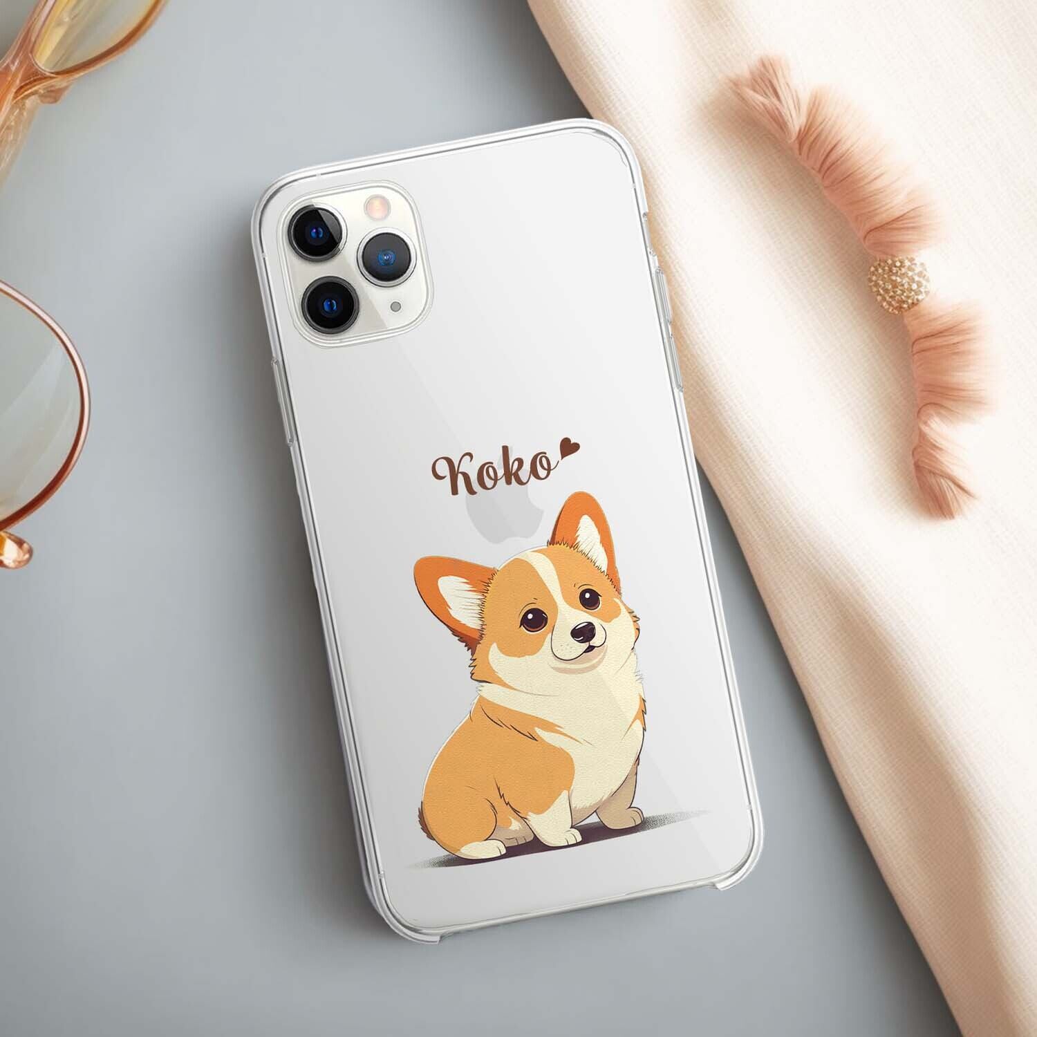 コーギー 2023新デザイン！ 】 スマホケース クリアソフトケース 犬