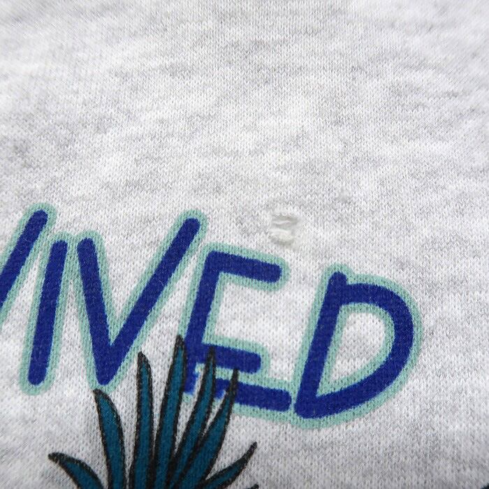 ヴィンテージ スウェット US古着 霜降りグレー 90's~【USA製】【ビンテージ】【Taylor Made】【モックネック