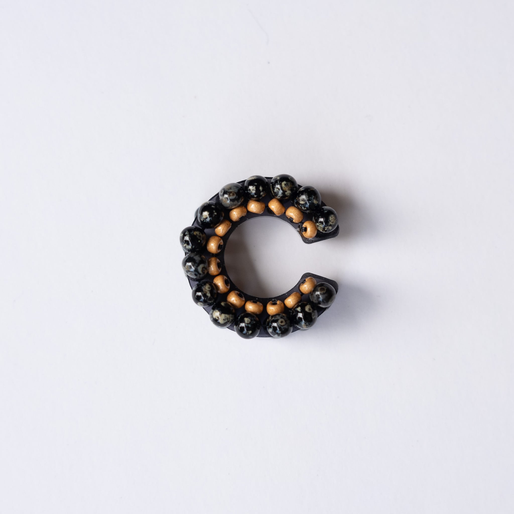 puzzle ring ear cuff [07]