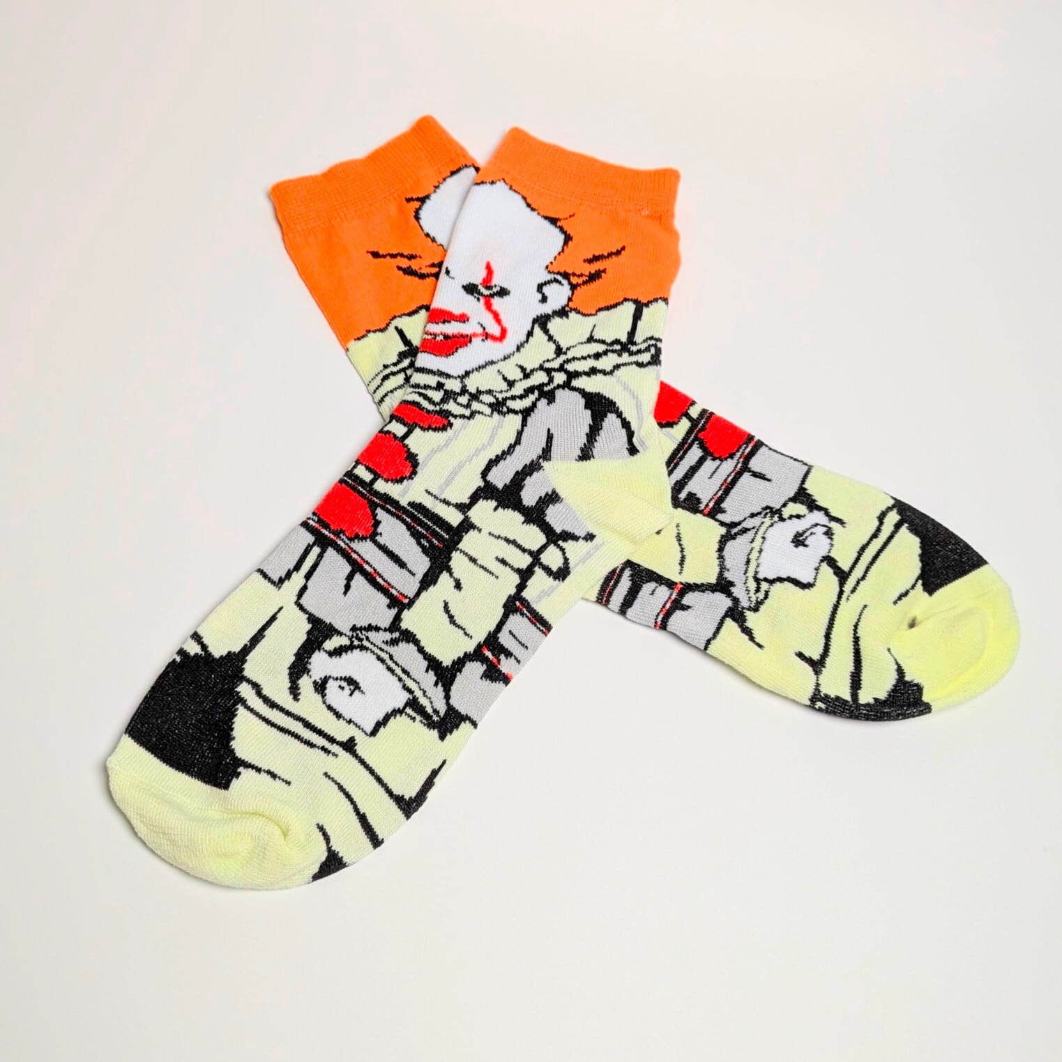 【 crew socks / クルーソックス 】【E】『 HORROR MOVIE Character Socks 5P SET 』ホラー映画キャラソックス5足セット 〚アメリカン雑貨 アメトイ〛