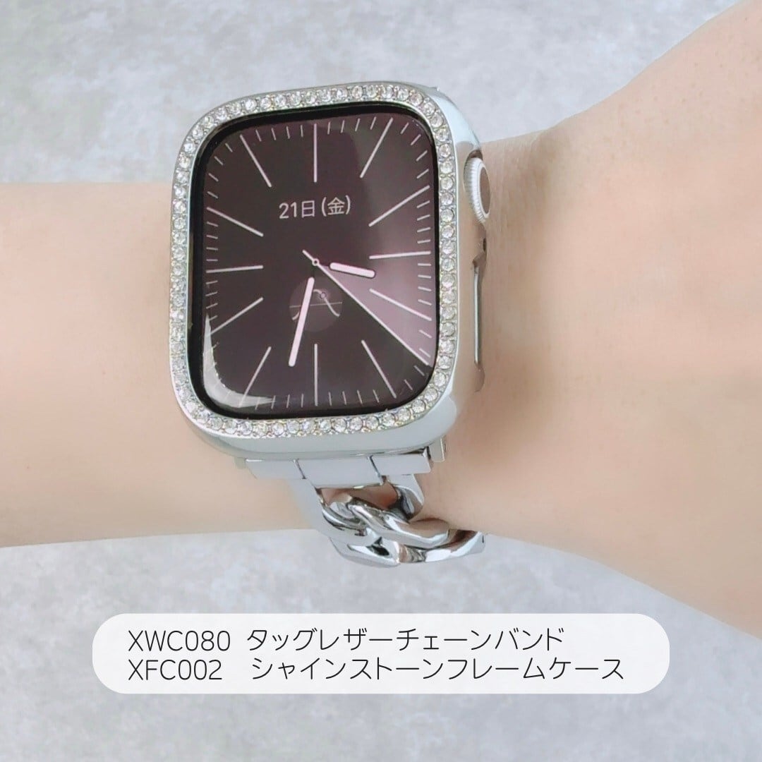 Apple Watch タッグレザーチェーンバンド | Lune (リュンヌ)