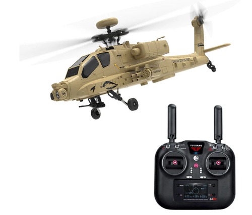 ◆F11-H GPS アパッチ(AH-64D)  RTF技適付・当店用カラー液晶プロポ ・1/32  2.4G 6軸