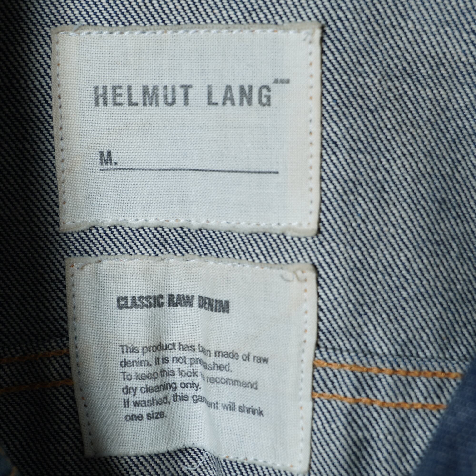 HELMUT LANG】ヘルムートラング 本人期3rd タイプ デニムジャケット